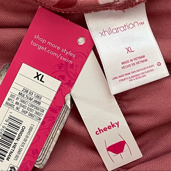 Xhilaration Floral Juniors' Cheeky Bikini Bottom - Picture 8 of 10